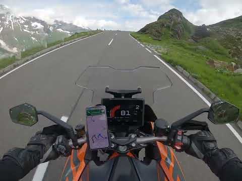 Großglockner part #1 - From gate to Edelweißspitze (KTM 1290 Super Duke GT)