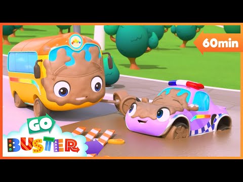 The Siren Chase | Go Buster - Bus Cartoons & Kids Stories