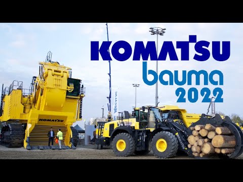 Komatsu at  Bauma 2022