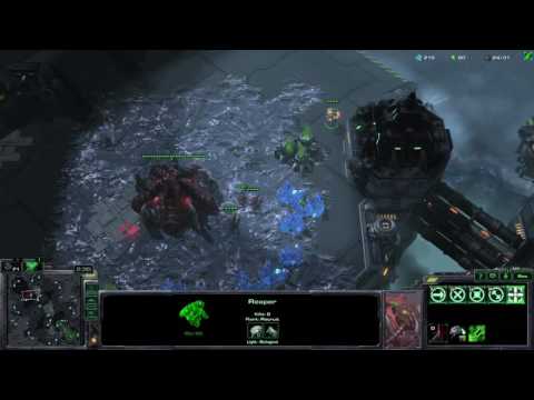 TvZ ByuN Marine Mine Tank Drop