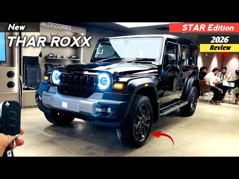 New Mahindra THAR Roxx Star Edition 2026 ❣️| THAR Roxx Ax7 Star Edition Review 😍|