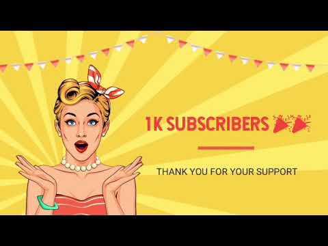 1k subscribers 😊🎉 / 1k celebration video /  Malayali Youtuber / 1k family Now / 1000 subscribers