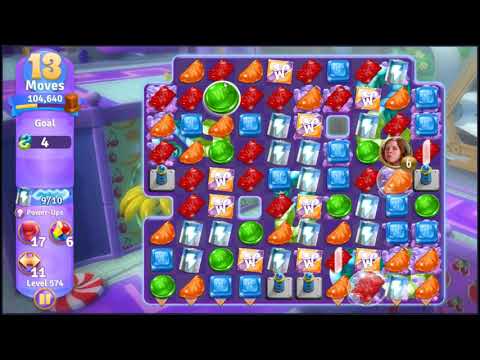 Wonka's World of Candy Level 574 - NO BOOSTERS + FULL STORY 🍫 | SKILLGAMING ✔️