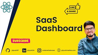 Finishing off SaaS Dashboard in ReactJS | Part 13 of series