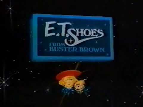 E.T. The Extra-Terrestrial: Buster Brown Shoes w/ Trading Card promotion (commercial, November 1982)
