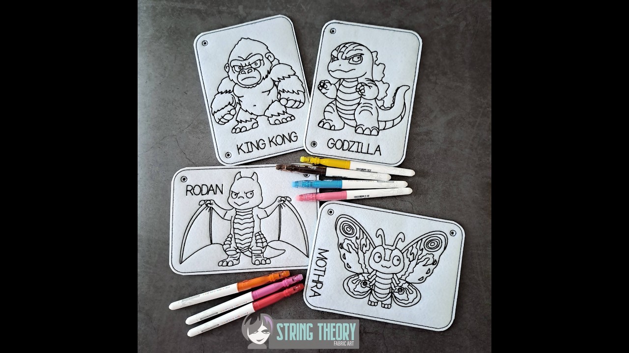 Color Page How To from String Theory Fabric Art