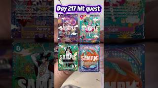 Day 217 hit quest #OnePieceTCG #PackOpening #ChaseCard #RedemptionJourney #ProfitOrLoss #GrandLine
