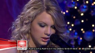 Taylor Swift-Christmas Is When You Were Mine- [Live Today Show 2007]