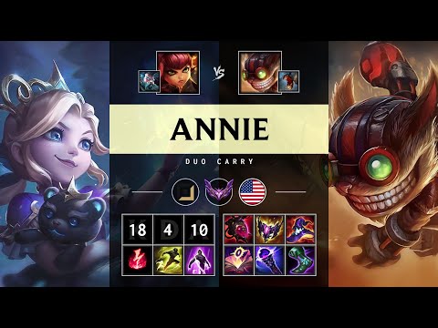 Annie Carry vs Ziggs - NA Master Patch 25.21