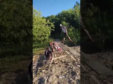 me and my body justen pulling a prank on our friend Terry