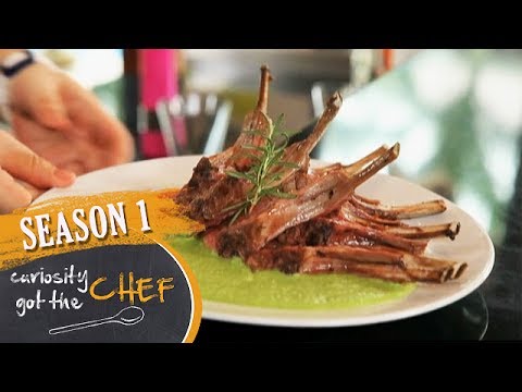 Roasted Lamb Chops with Green and Red sauce |...