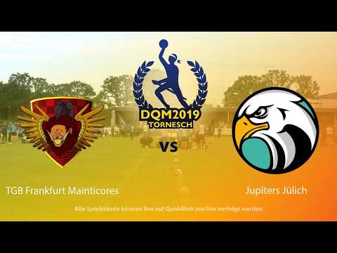 DQM 2019 - Tag 1 - G1 - TGB Frankfurt Mainticores vs. Jupiters Jülich