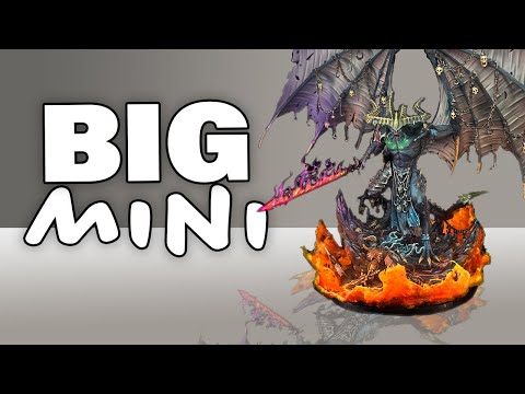 Painting Big Miniatures PROS and CONS
