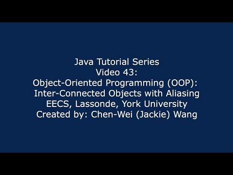 EECS1021 Java Tutorial 43