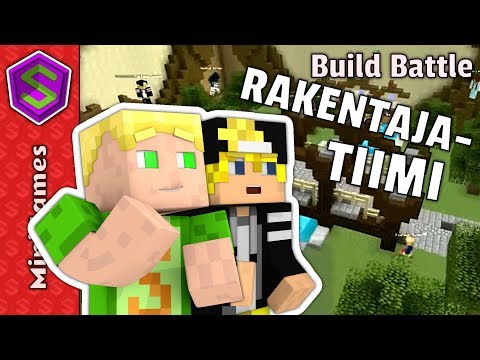 Voitin Hypixelissä! | Minecraft Minipelit Build Battle /w Zavast