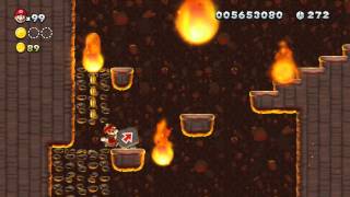 New Super Mario Bros. U - Firefall Cliffs (Star Coins)