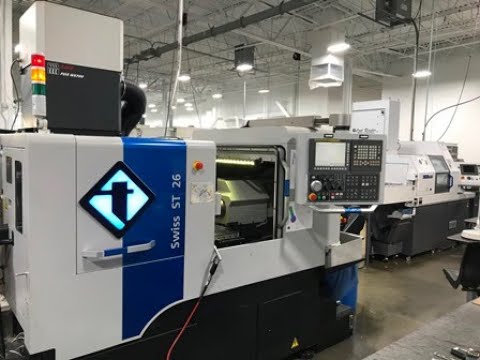 Tornos ST26 CNC Swiss Lathe - MC# 600169