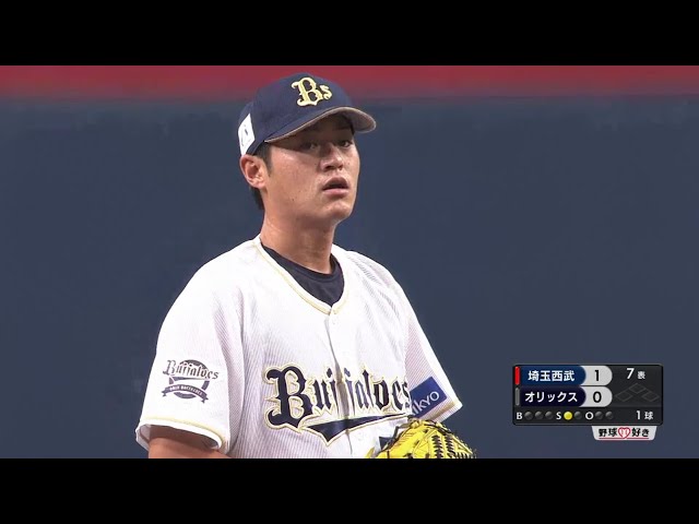 【7回表】バファローズ・山田 月間18試合目の登板!! 2018/8/31 Bs-L