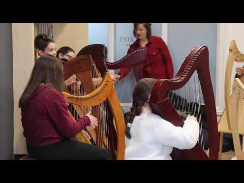 Cruit Éireann/Harp Ireland's 'Hands On Harp' with Laoise Kelly during Foxford Traditional Weekend 19