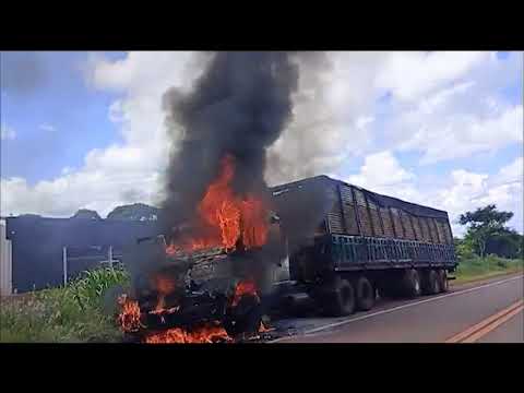 Se incendió un camión en Campo Grande | Misiones Cuatro
