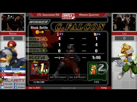 CFL Smackdown 154 Melee - Gahtzu (Falcon) vs Lad (Fox) - Winners Quarters
