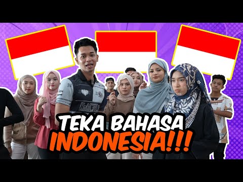 TEKA BAHASA INDONESIA !!! MIMI TERPEGUN HOST SADO !!!