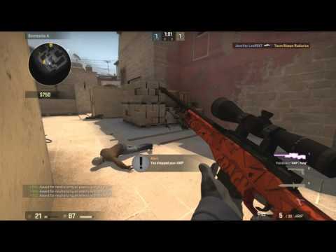 Nice hacking there kiddo (CSGO 1v10)