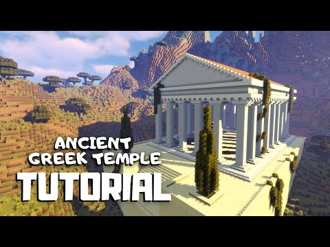 Minecraft: How to Build a Greek Temple (Ancient Greek City Tutorial)