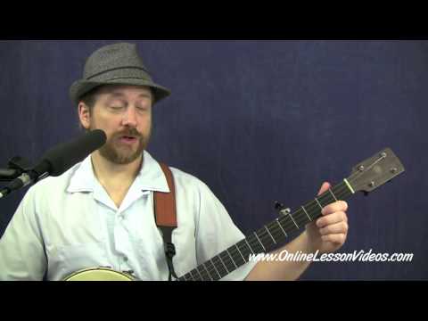 Clawhammer Banjo Lessons - (Frailing Banjo) - Reubens Train taught by Ryan Spearman
