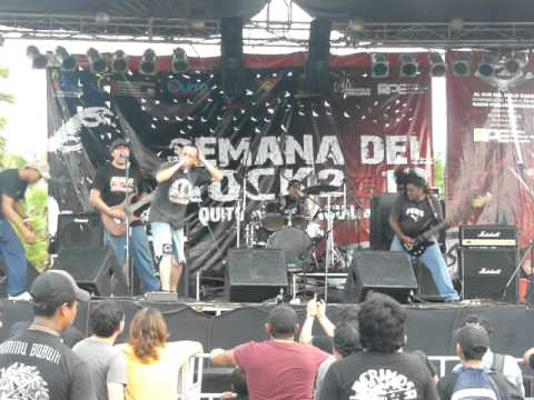 ruido de odio en seman del rock 2010 guayaquil