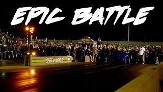 A SICK GRUDGE RACE RIGHT HERE! P.O.S. NITROUS TAILPIPE MUSTANG VS A BAD NITROUS STANG!