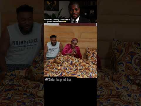 Nosarex the Celebrity Chef Chef but ghola is medicinal sha 😂🤣