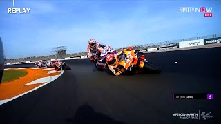 Download lagu Pecco Bagnaia Juara Dunia MotoGP 2023, Martin SERUDUK Marquez  - [MotoGP Valencia] mp3