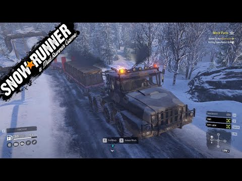 SnowRunner Task More Parts Alaska Mountain River