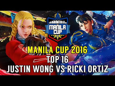 Street Fighter V Tournament: Manila Cup 2016 Top 16 - Justin Wong (Karin) v Ricki Ortiz (Chun-Li)