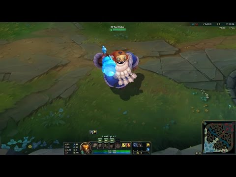 Snow Day Bard Skin - 1350RP - In Game Preview - PBE Server - League Of Legends