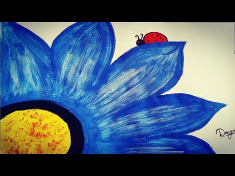 How to draw a flower step by step in 4 minutes/ Devyani chaubey
