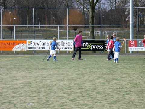 Impressie Olympia JE2 - Zevenbergen JE1 op 13 maart 2010