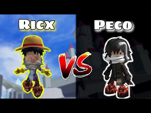 Ricx vs The Admin Hunter (Peco) | Blox Fruits PVP 🔥