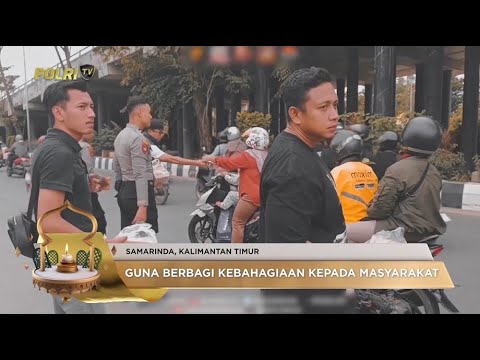 POLRESTA SAMARINDA BAGIKAN TAKJIL UNTUK WARGA