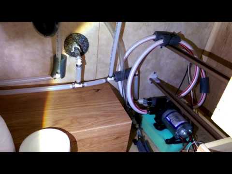 Shurflo water pump noise reduction in Jayco Travel Trailer