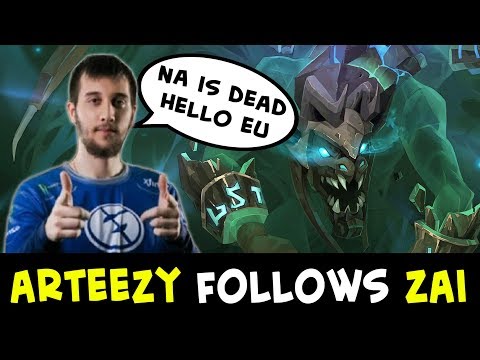 Arteezy reunites with Zai on EU FPL — NA FPL is dead