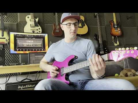 When you want to play Meshuggah but only got pink guitar in E standard