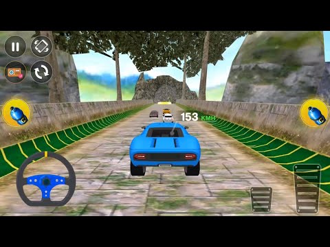 Formula Car Stunt 3D - Blue Sport Car Driving Multiplayer Mode Impossible Stunts - Android Gameplay