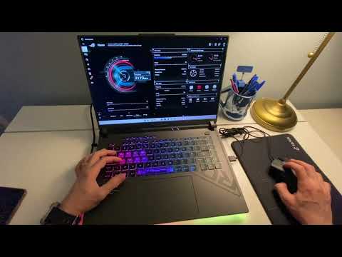 ASUS ROG STRIX G16 - SILENT MODE VS TURBO MODE