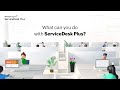 ServiceDesk Plus is a service management solution that combines IT service management, IT asset management, and CMDB with enterprise service management capabilities for departments including HR, facilities, and finance. Available both on-premises and in t