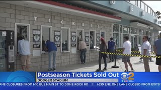 Dodgers Post-Season Tickets Sell Out Immediately