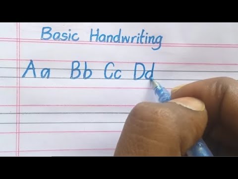 Basic English alphabet | for beginners and students | handwriting #handwriting #cursive 