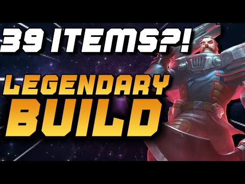 39 ITEMS - Space Pirate LEGENDARY 5 COST BUILD (Rush 9 CRUSH EVERYONE) | TFT Teamfight Tactics 10.15