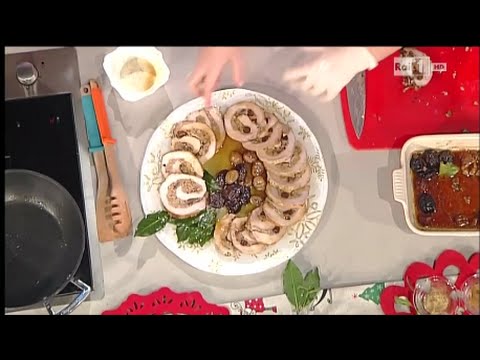 Arrosto di maiale ripieno di frutta e spezie - La Prova del Cuoco 22/12/2015